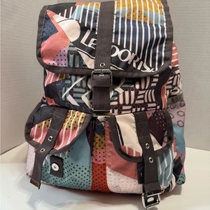 LeSportsac Women Backpack (One Magnet Button is missing from small pocket)